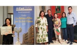 Niscemi. Trofeo “La Palma d’Oro” assegnato a Montecarlo alla pittrice Cettina Callari 